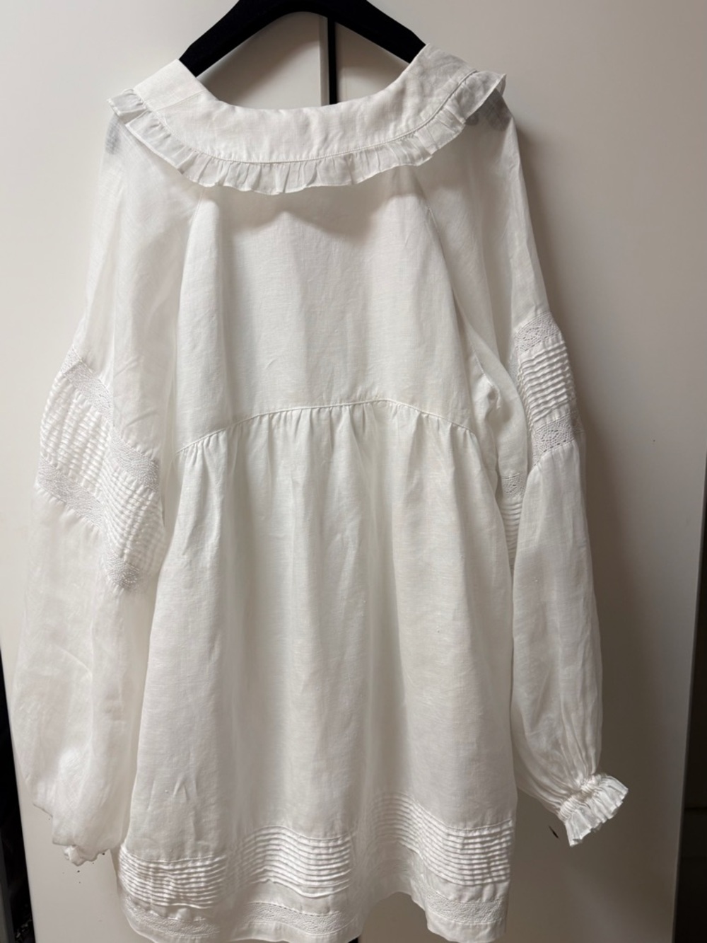 JOSLIN white babydoll dress - Picture 4 of 6